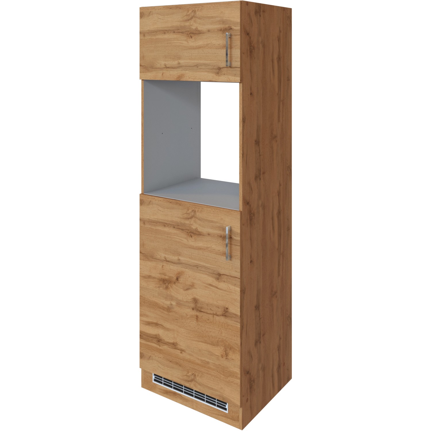 Held Möel Küchen-Ofen-Kühlschr.umau Sorrento 60x200x60cm KS-Nische WotanEiche