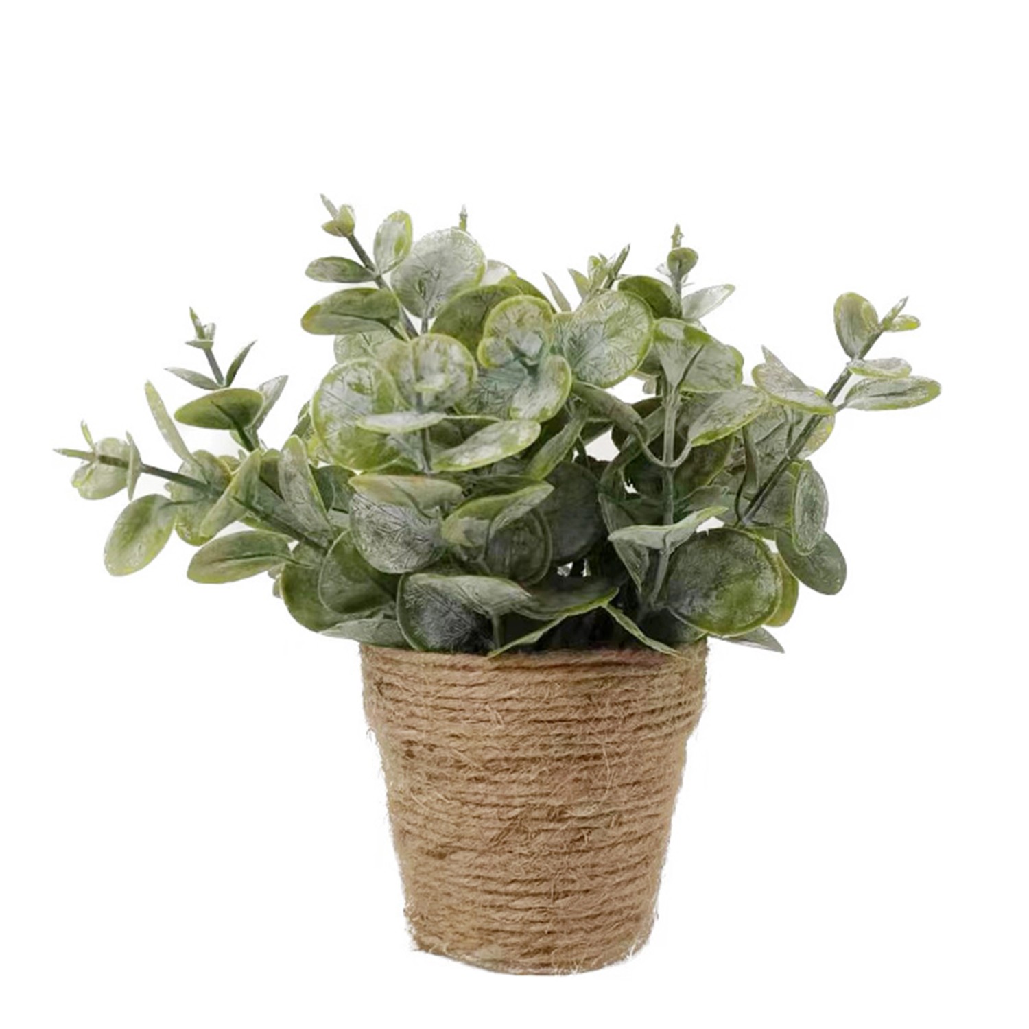 Mica Kunstpflanze Eucalyptus in Topf 20 cm x Ø 15 cm Grün