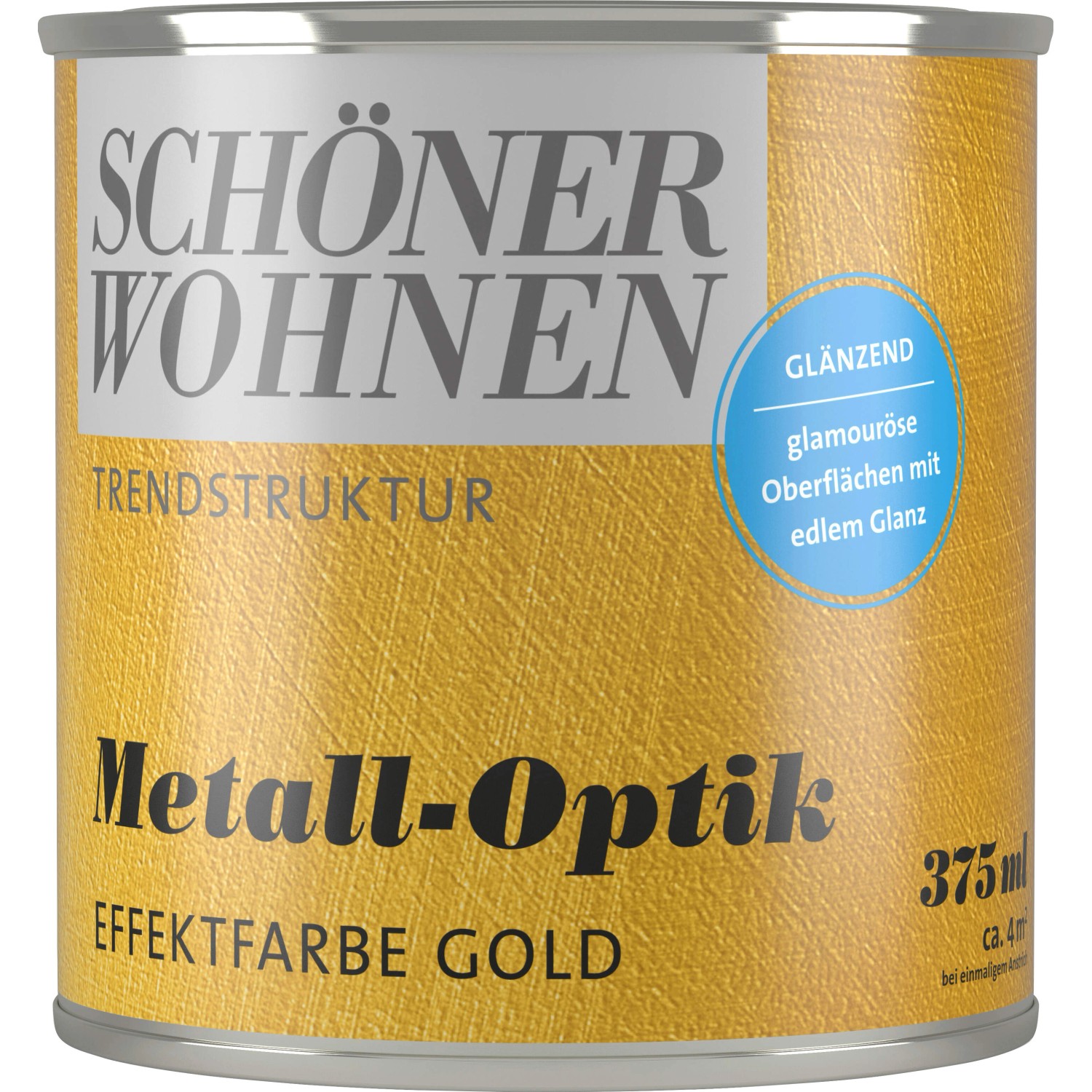 Schöner Wohnen Metall-Optik glänzend Gold 375 ml