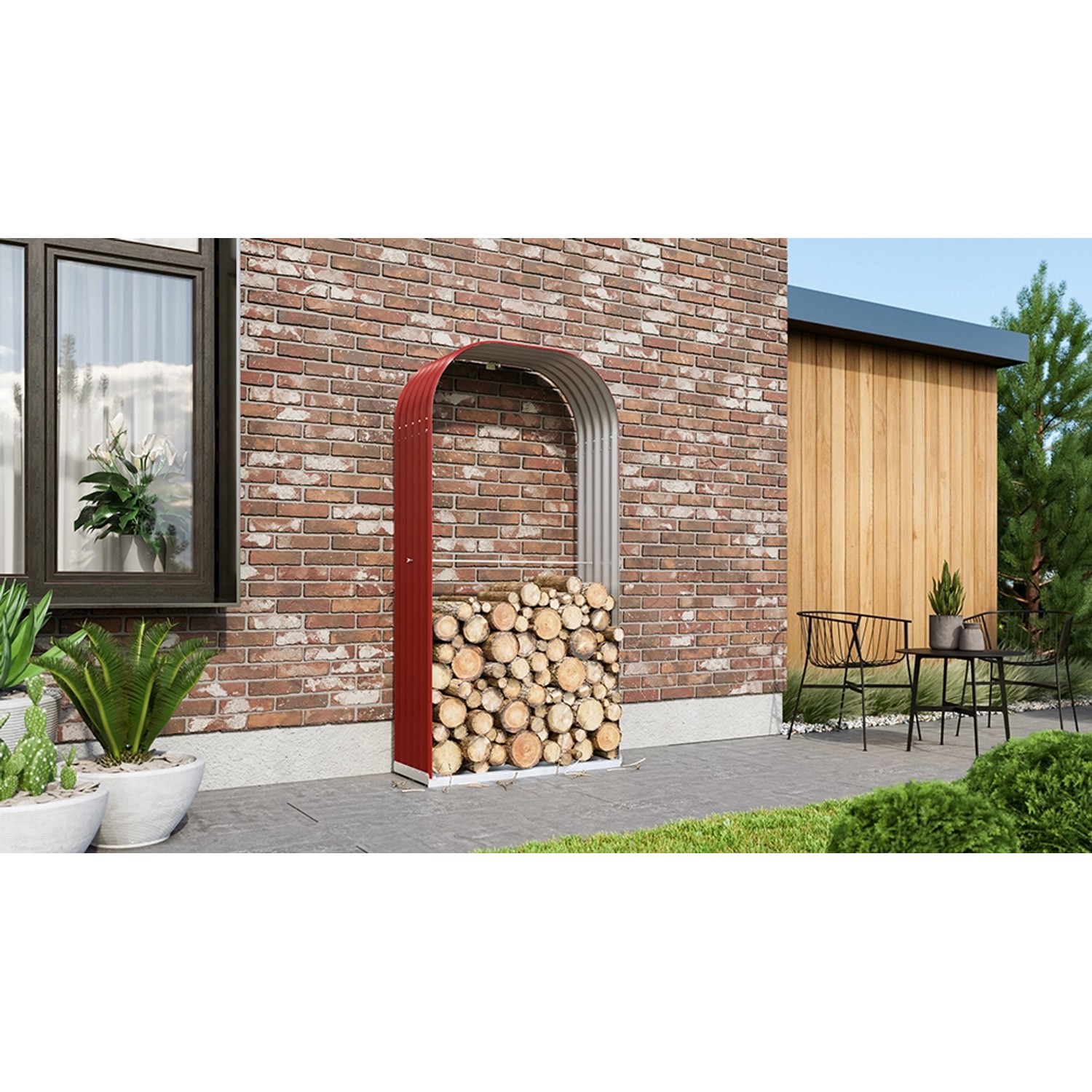 Vitavia Kaminholzregal Ardor 401 hoch Rubin