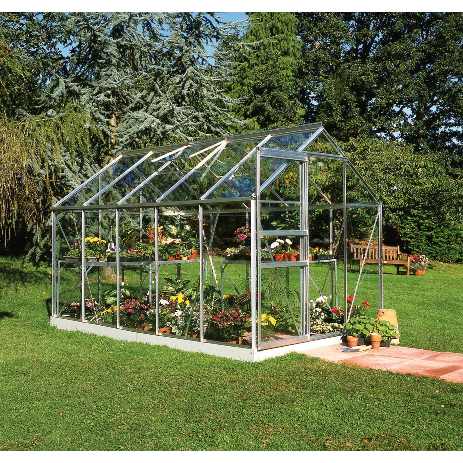 Halls Gewächshaus Popular 106 Alu 6,2 m²