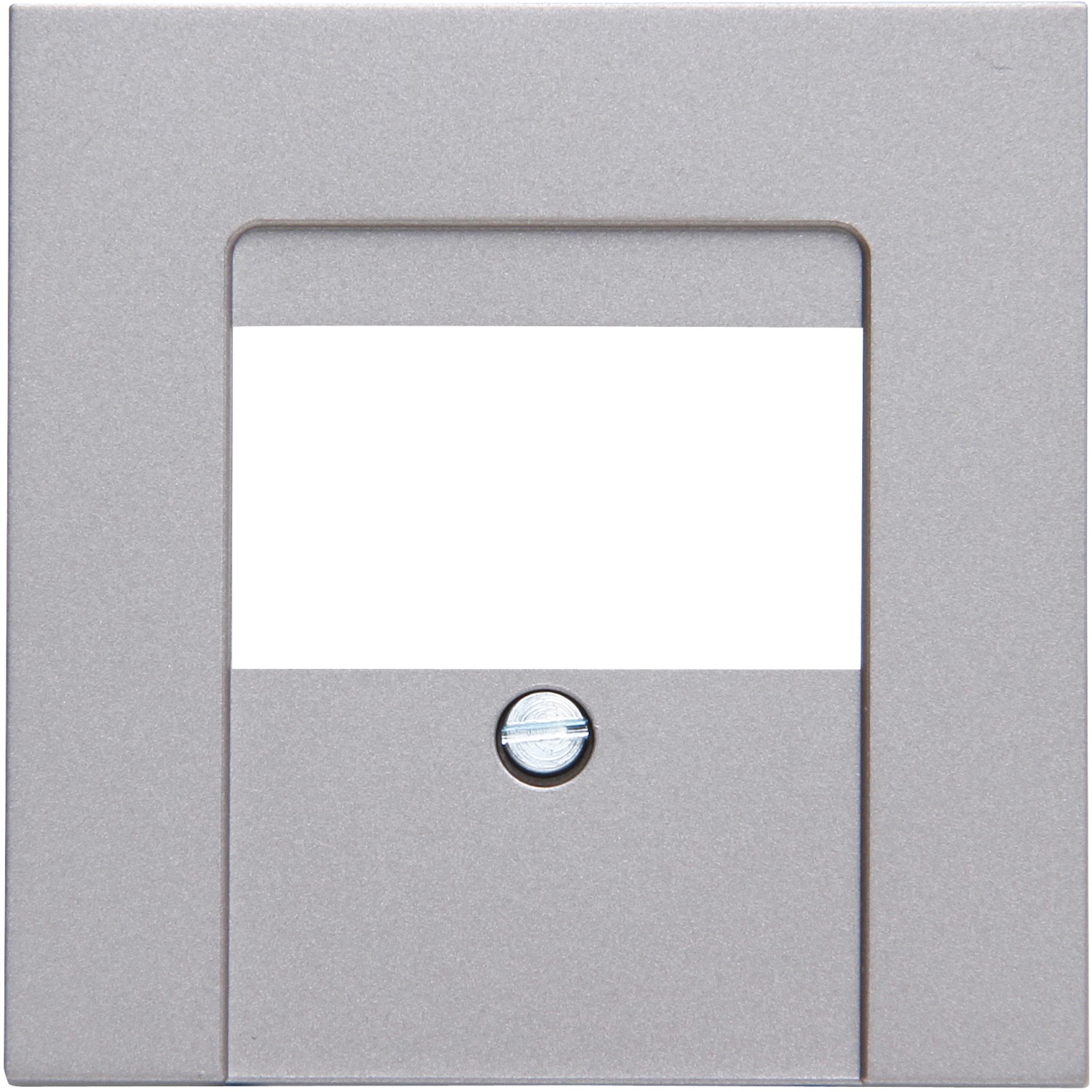 Kopp TDO-Abdeckung Athenis für TDO-Telefon-Anschlussdose Stahlfarben