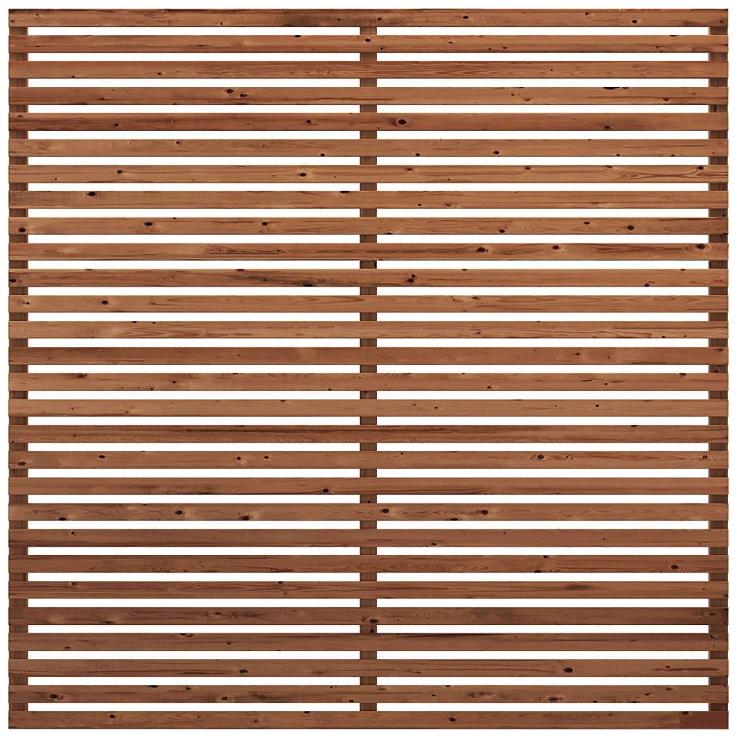 Plus Holz Sichtschutzzaun Tokyo ThermoWood® 180 cm x 180 cm