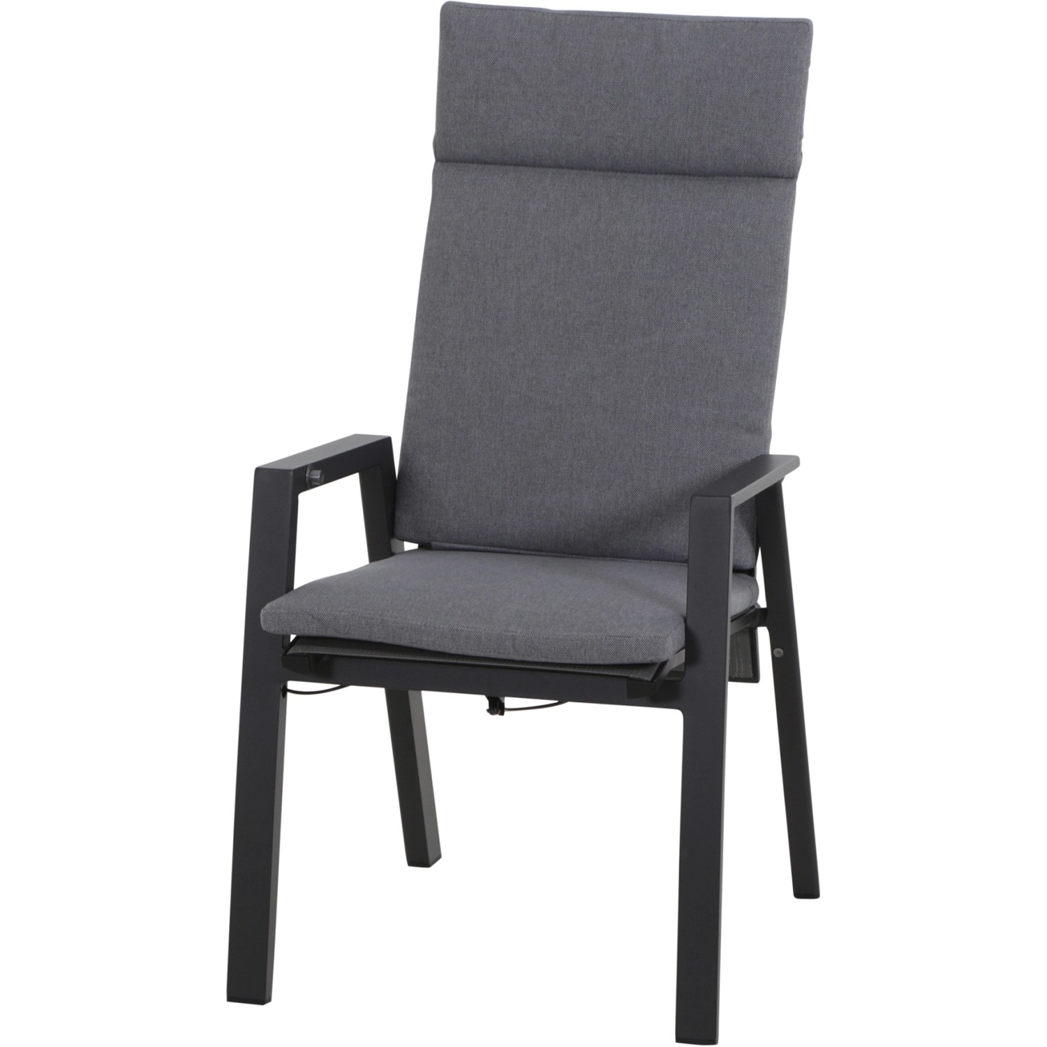 Siena Garden Valencia Dining Move Sessel Matt Anthrazit-Salt & Pepper