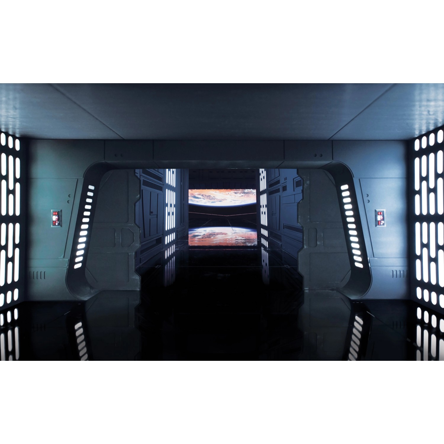 Komar Fototapete Vlies Star Wars Death Star Floor 400 x 250 cm