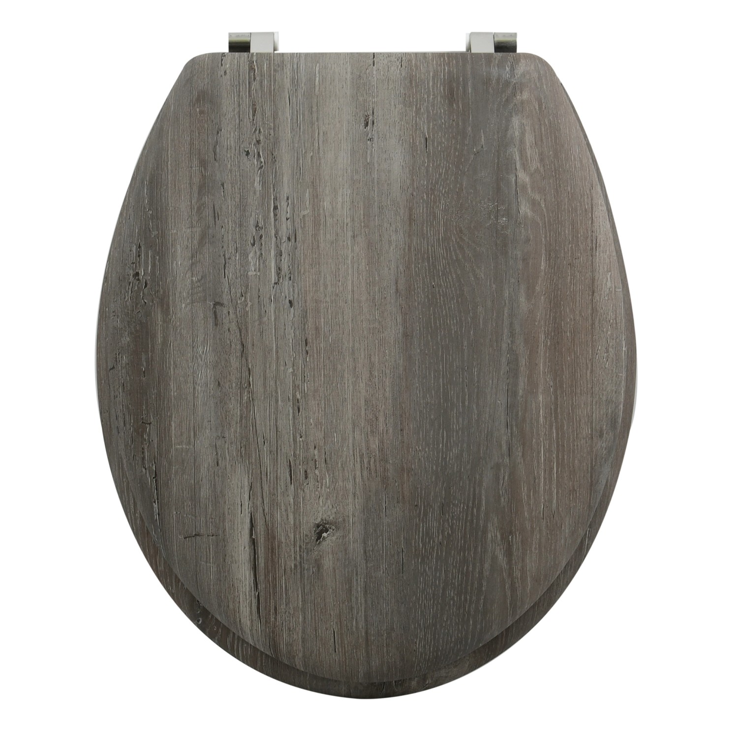 MSV WC-Sitz Blue Ridge MDF 42,5 cm x 36,5 cm x 5 cm Braun