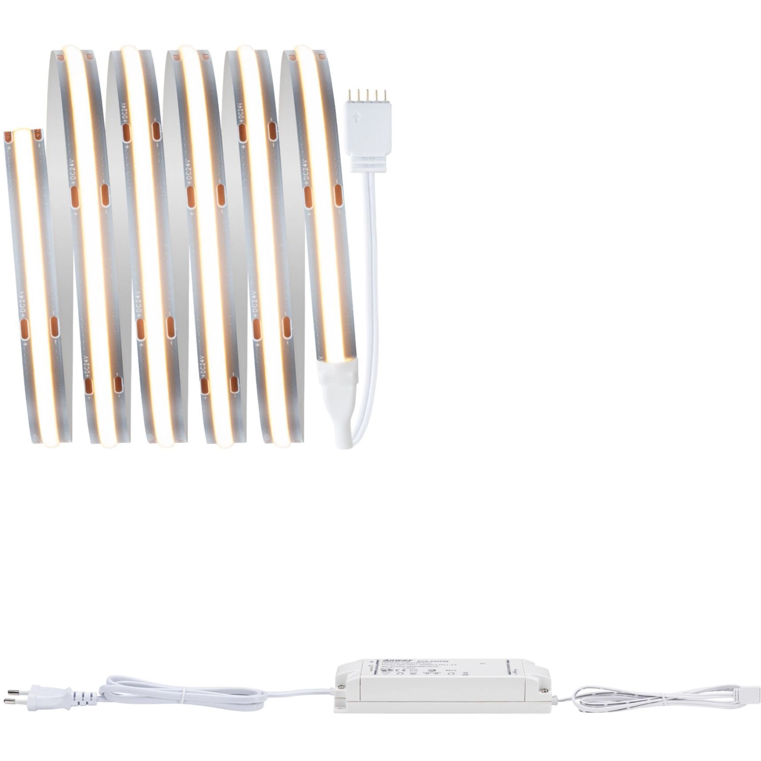 Paulmann MaxLED 1000 LED Strip COB Basis-Set 1,5 m Weiß 18W