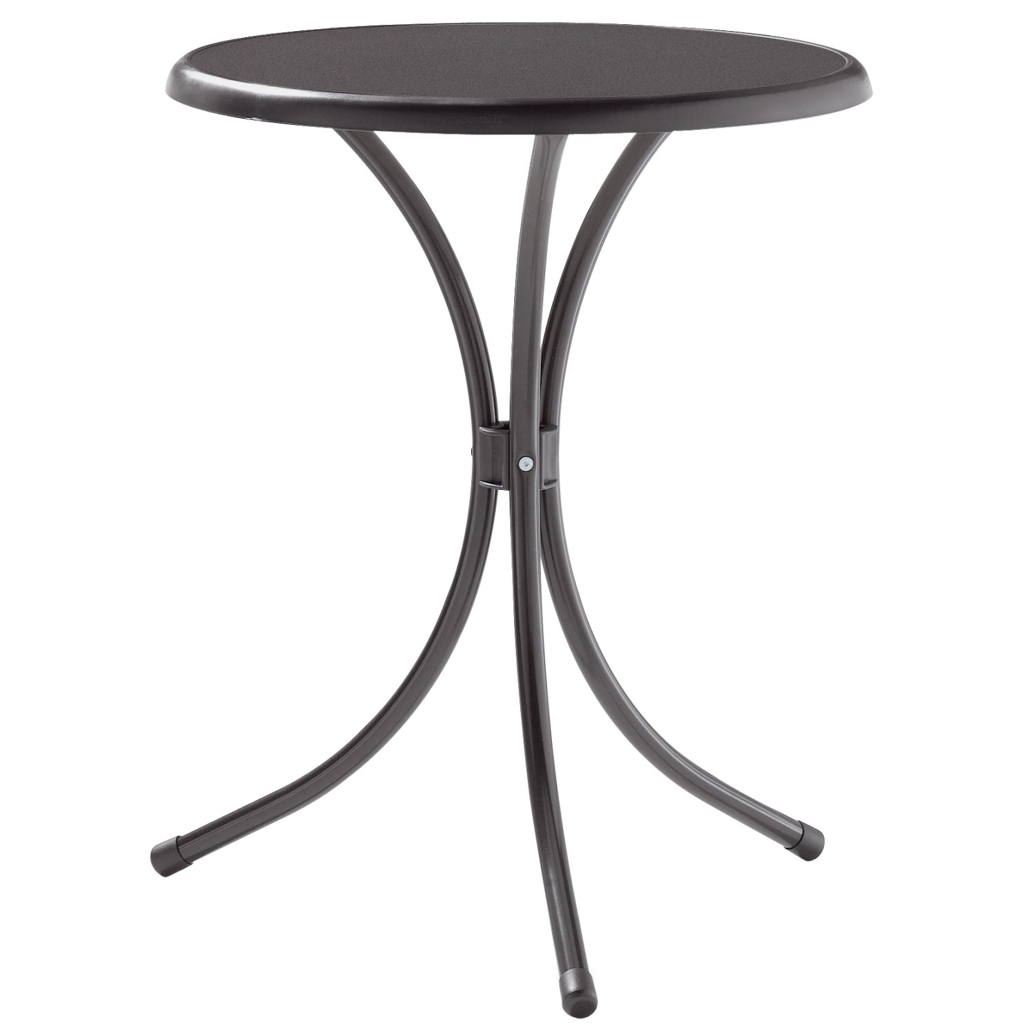 Sieger Gartentisch Rund Anthrazit 60 cm x 60 cm