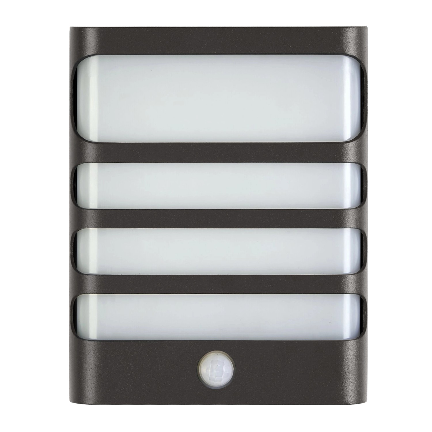 E2 Elektro Wandleuchte Vega Sensor Anthrazit 20 cm x 7,2 cm x 16 cm