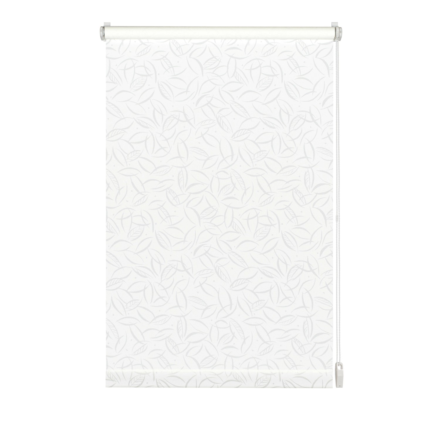 Gardinia EasyFix Rollo Jahreszeit 120 cm x 150 cm Weiß/Weiß