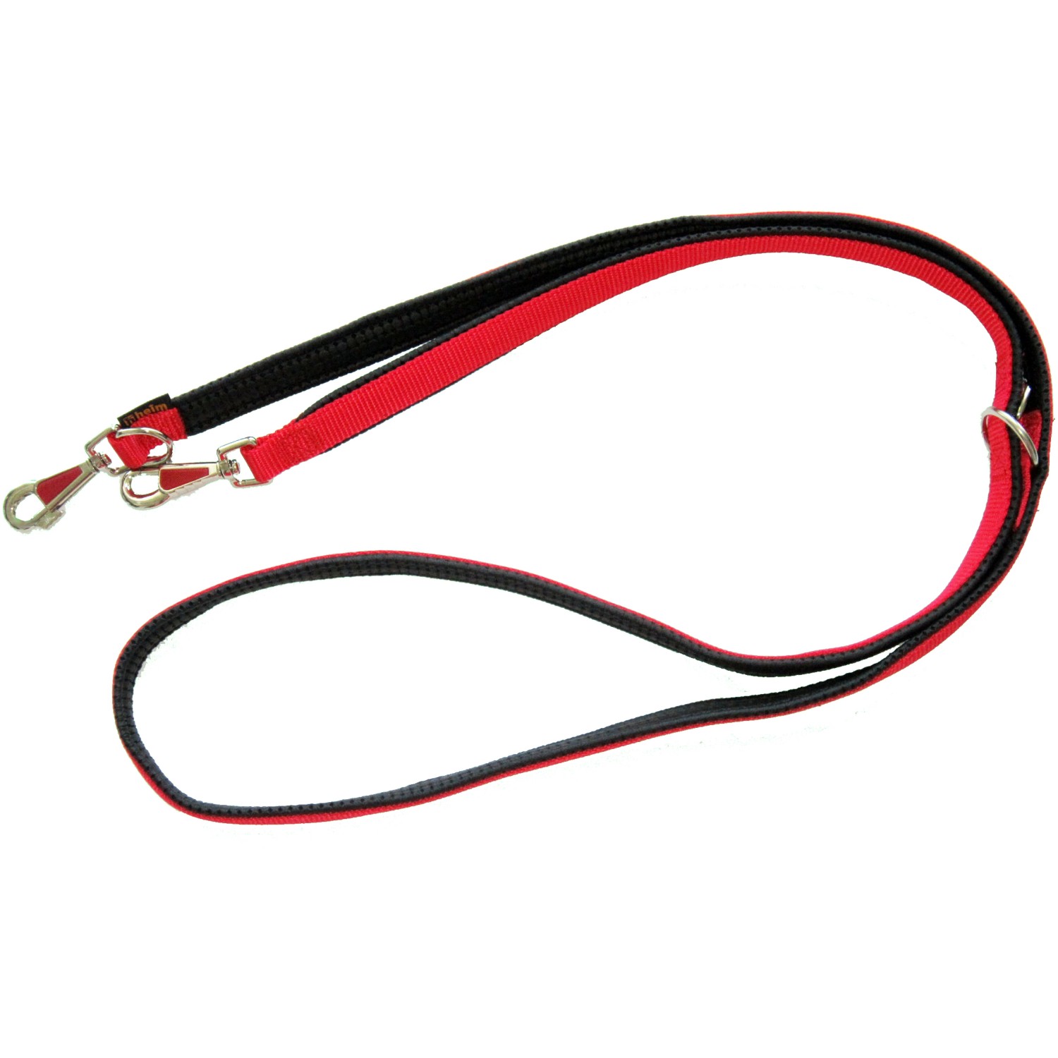 Heim Hundeleine Gurtband Gefüttert Breite 20 mm Länge 200 cm Rot