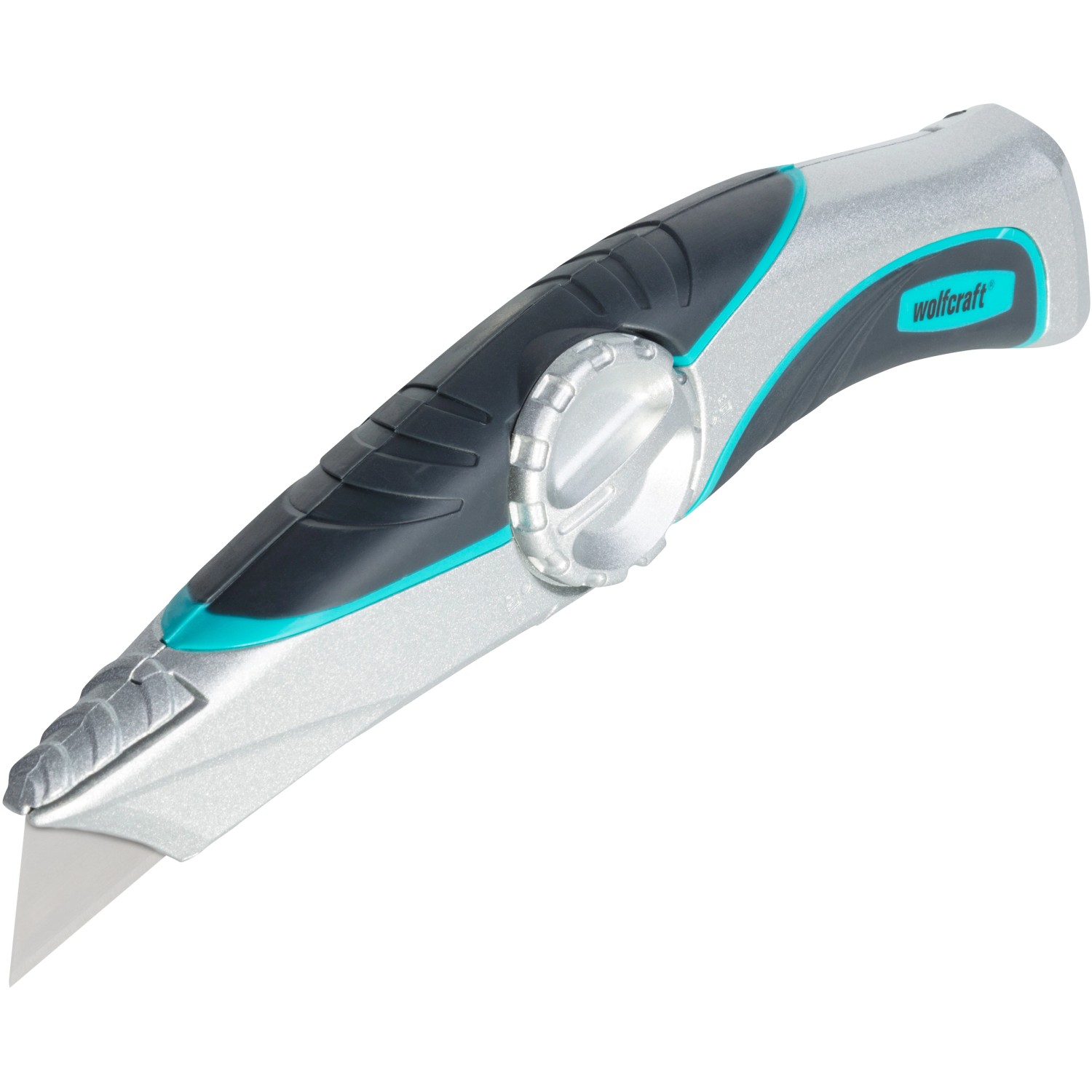 wolfcraft Profi-Trapezklingen-Messer mit Feststehklinge