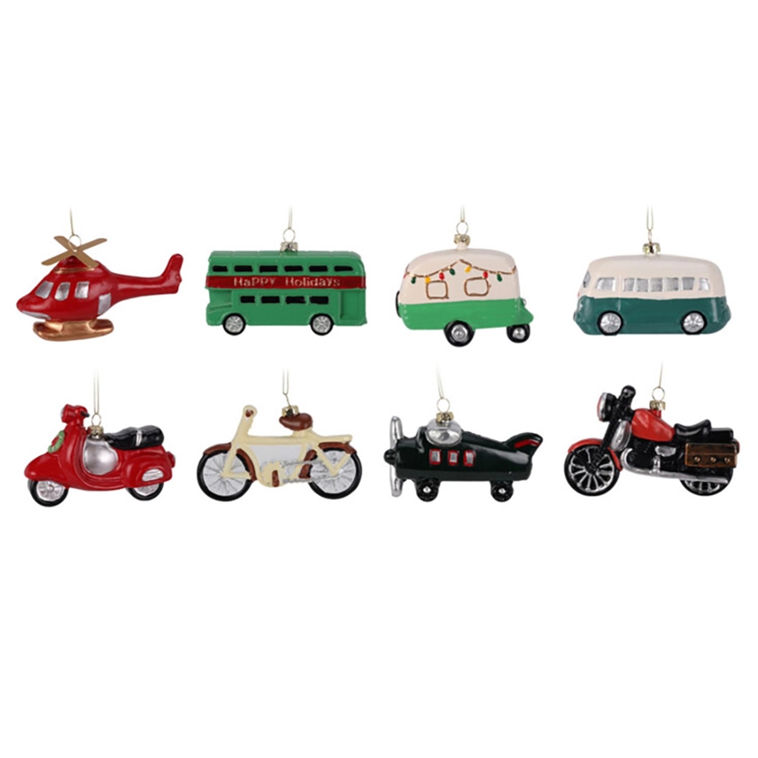 Hängedeko Fahrzeuge 8-fach sortiert