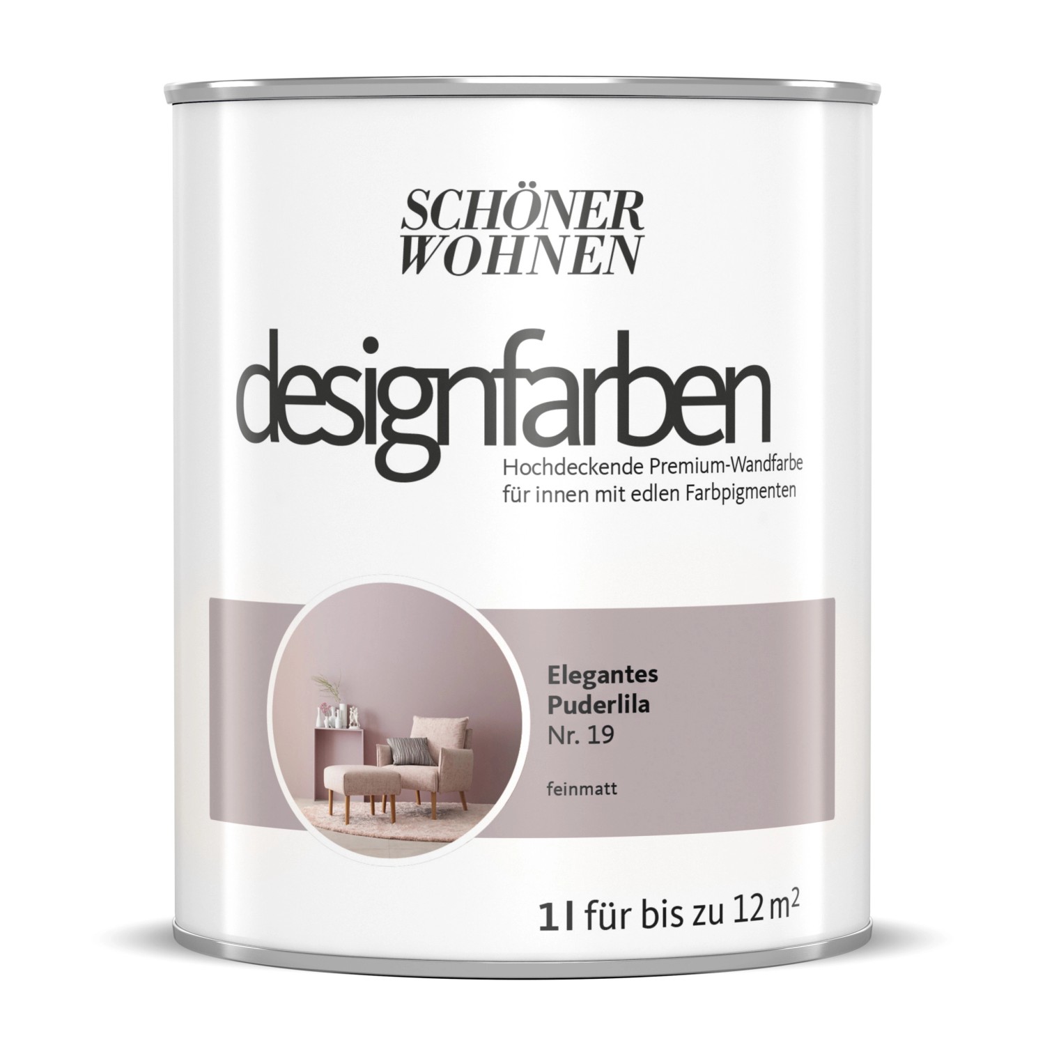 Schöner Wohnen Designfarben Elegantes Puderlila 1 l