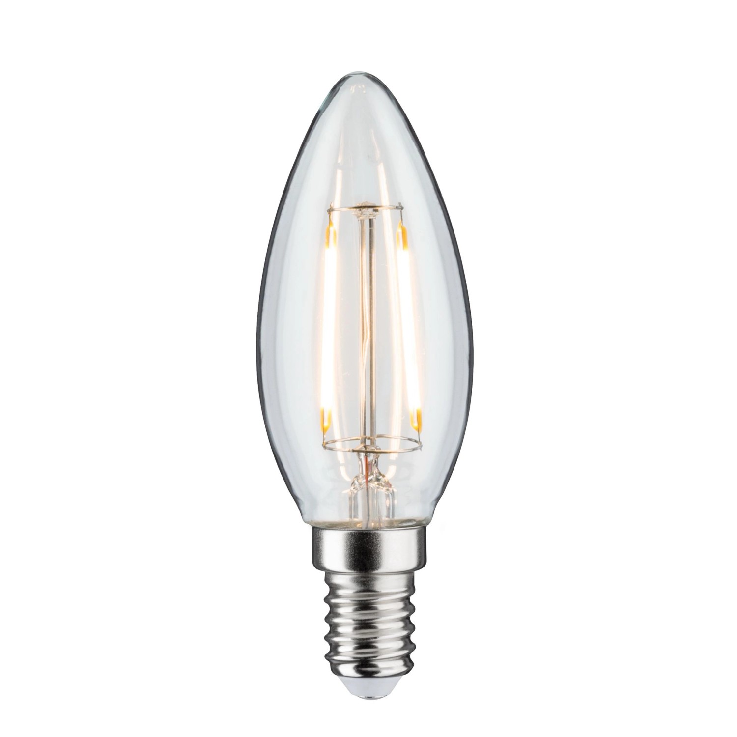 Paulmann LED-Kerze Filament Plug & Shine 24 V 2 W 3000 K Dimmbar Klar