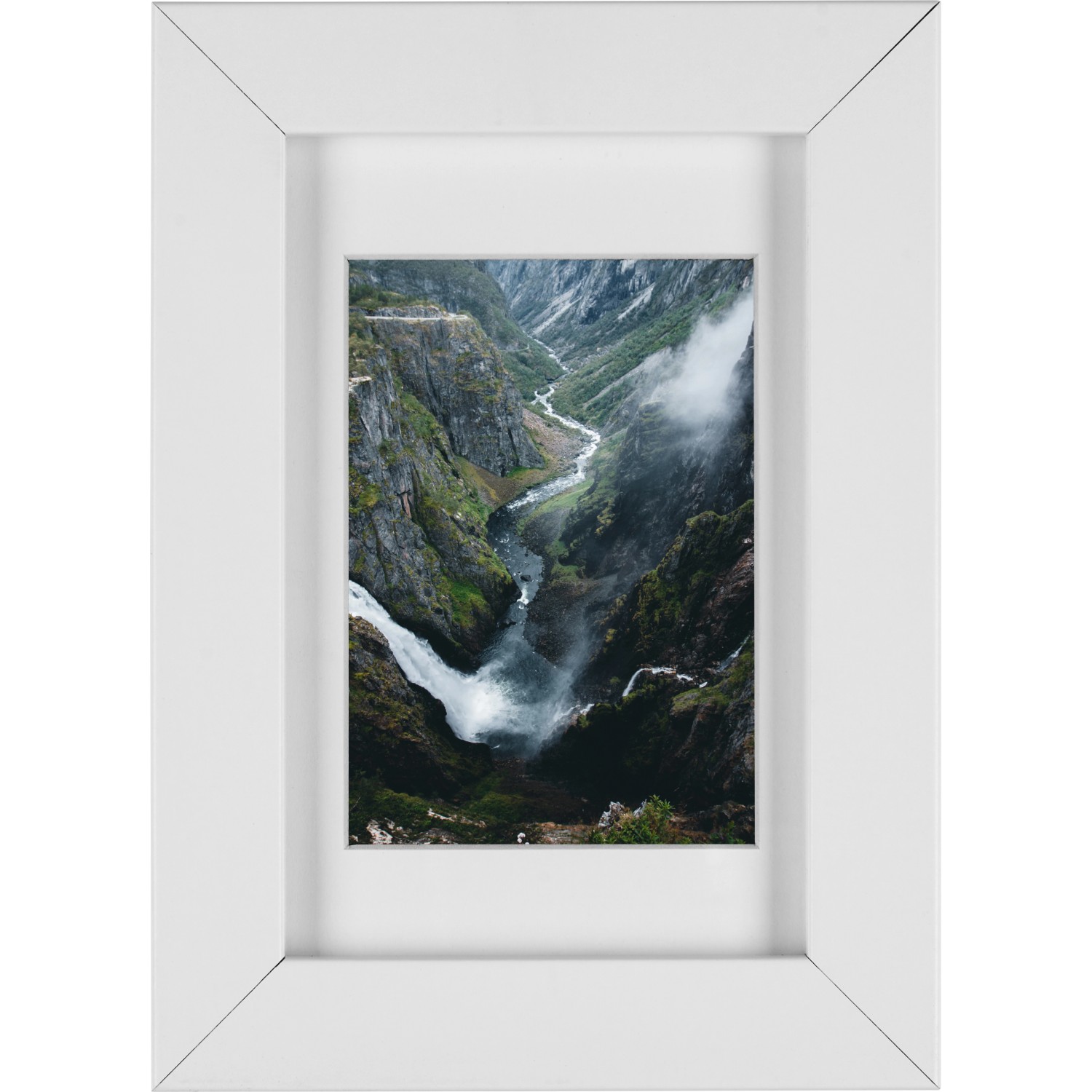 MDF-Bilderrahmen Breit Weiß 10 cm x 15 cm