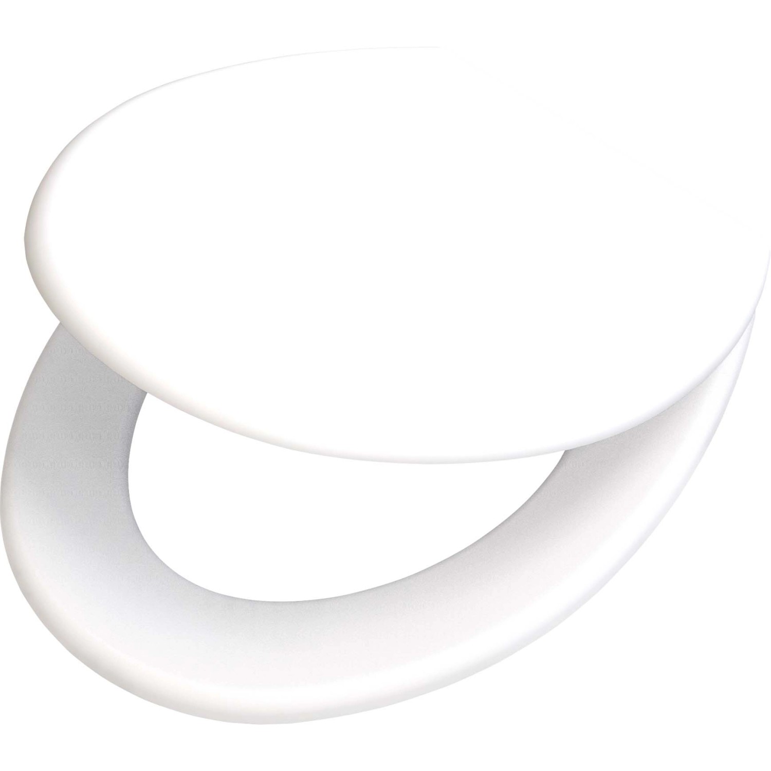 WC-Sitz Plima mit Absenkautomatik Holzkern Weiß