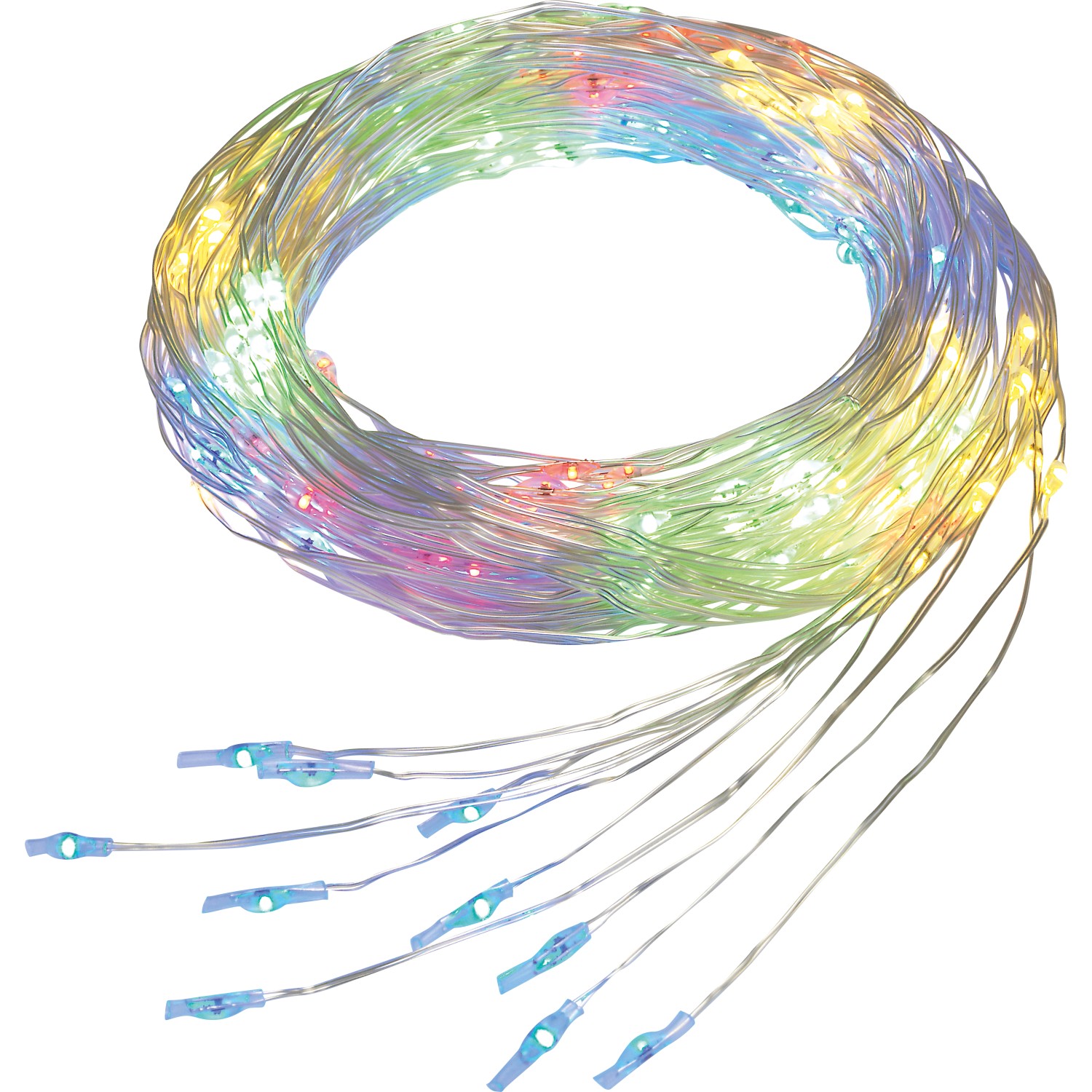 LED-Lichterkette Bündel 200 LEDs Multi-Color Transparentes Kabel 6,9 m