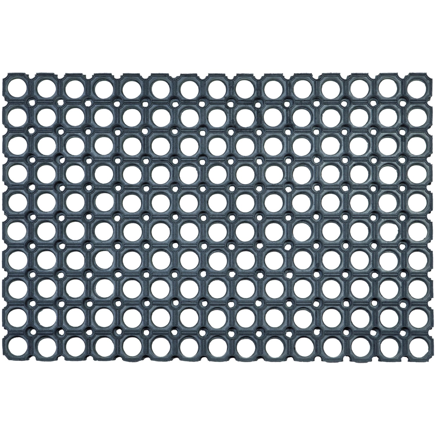 ASTRA-Kollektion Fußmatte Gummi Quadro light 40 cm x 60 cm