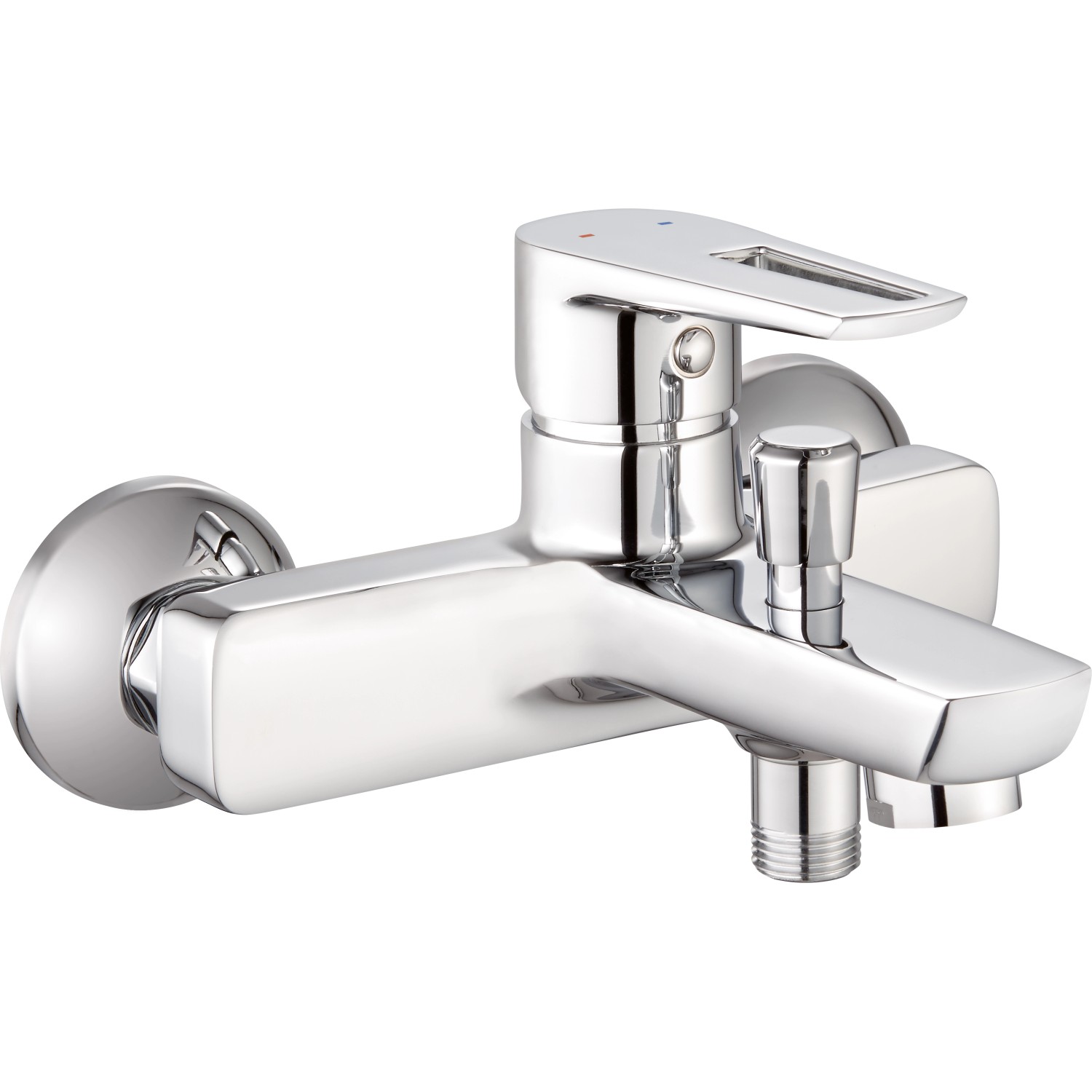 Einhebel-Wannenarmatur Pecosa Verchromt