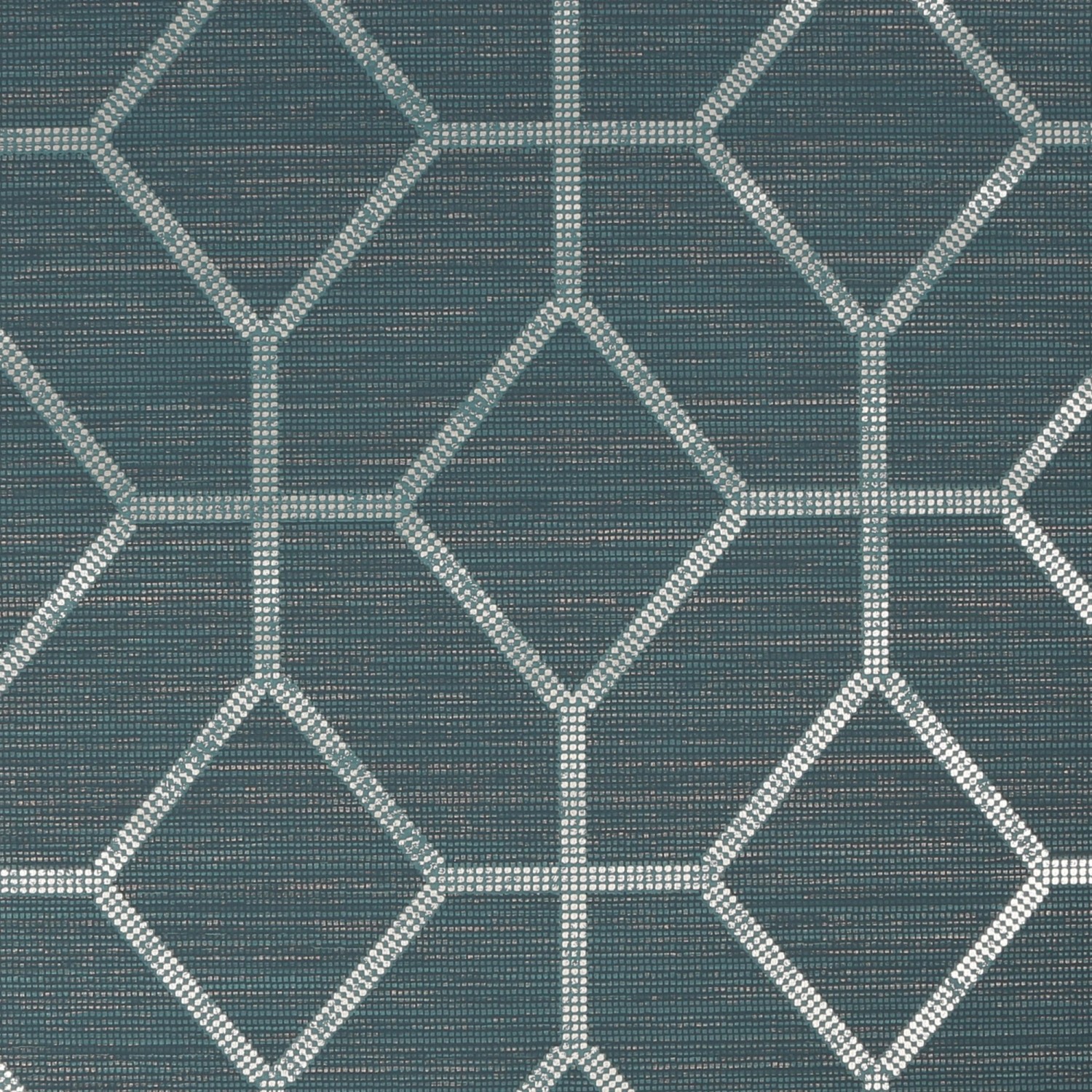 Boutique Vliestapete Asscher Geo Teal 10,05 x 0,52 m