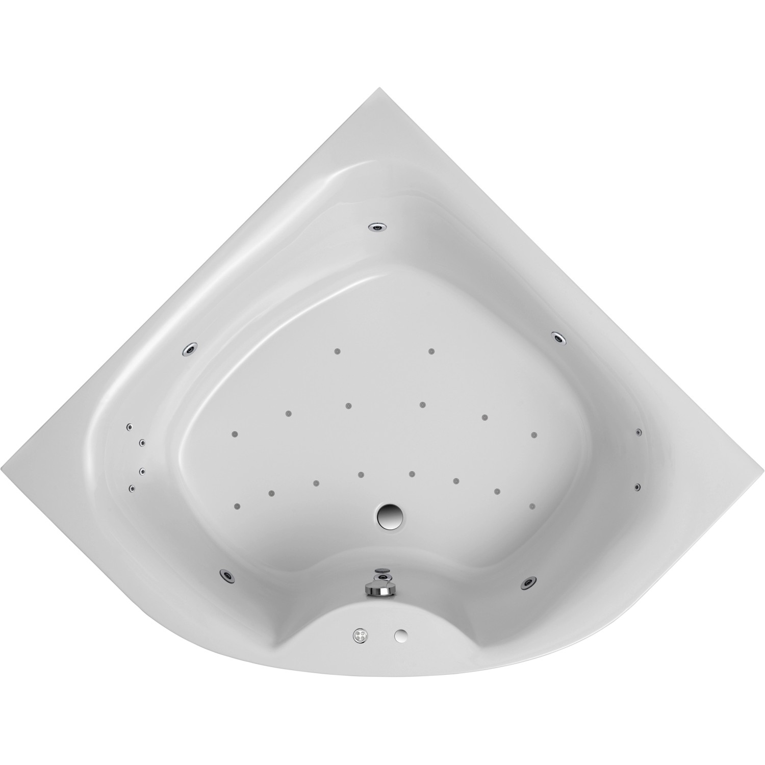 Ottofond Whirlpool Lima Premium 150 cm Weiß