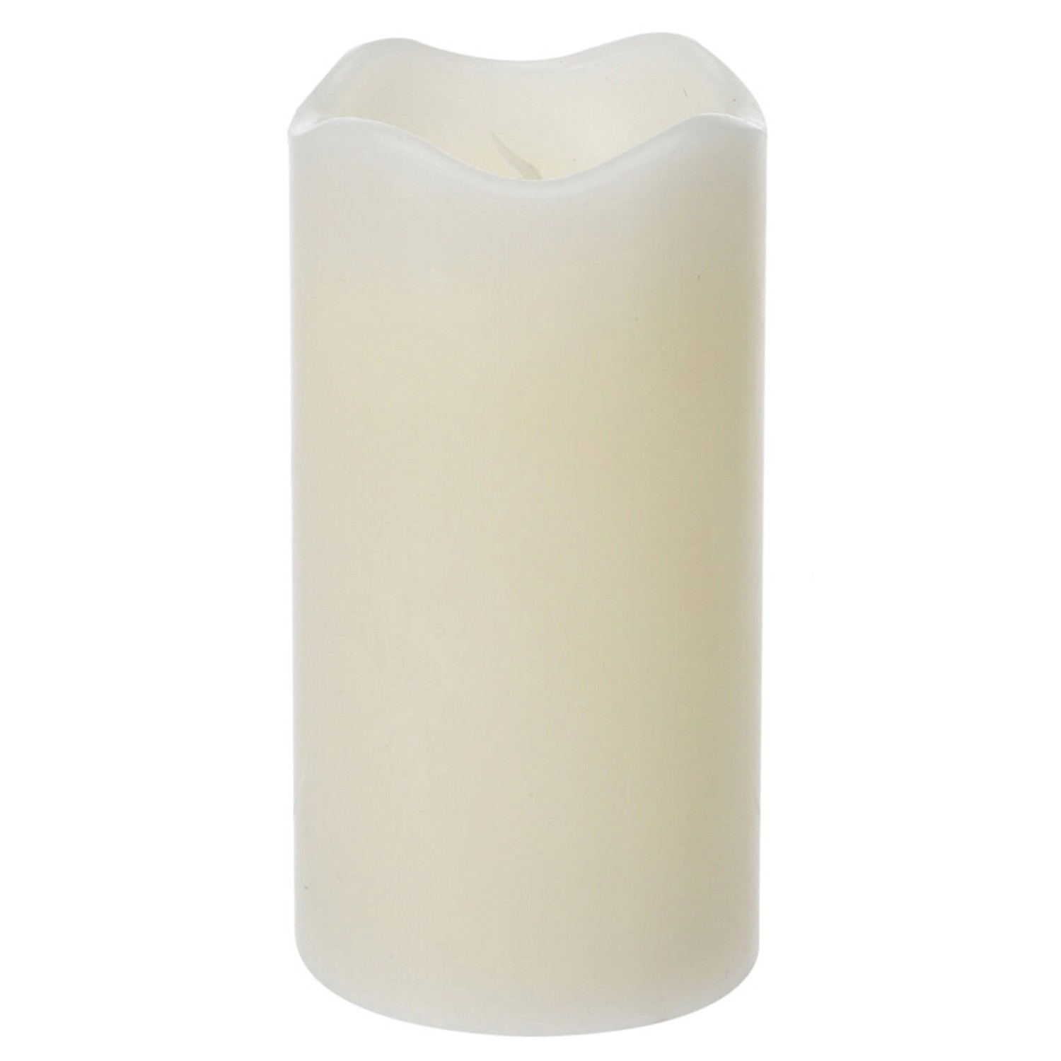 LED-Kerze Ø 7 cm x 13 cm Rustic Beige