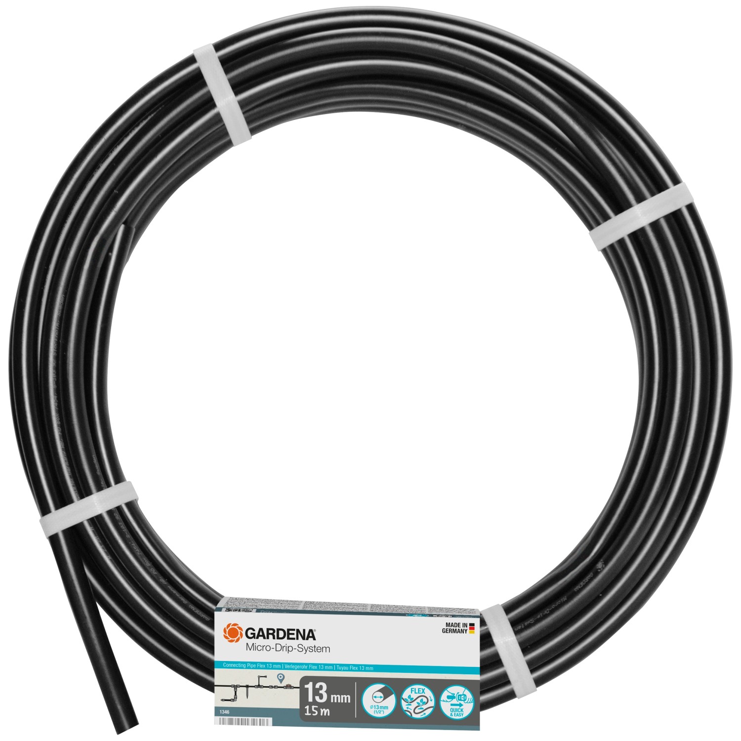 Gardena Verlegerohr Flex 15 m Ø 13 mm (1/2 Zoll)