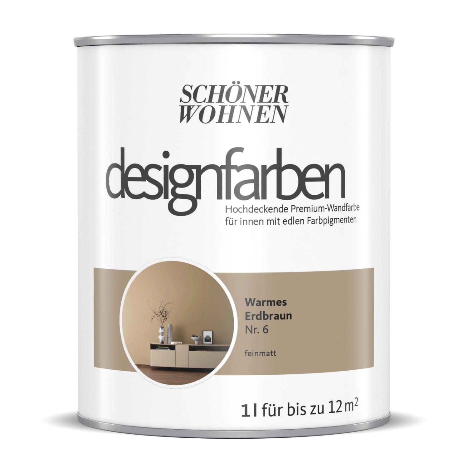 Schöner Wohnen Designfarben Warmes Erdbraun 1 l