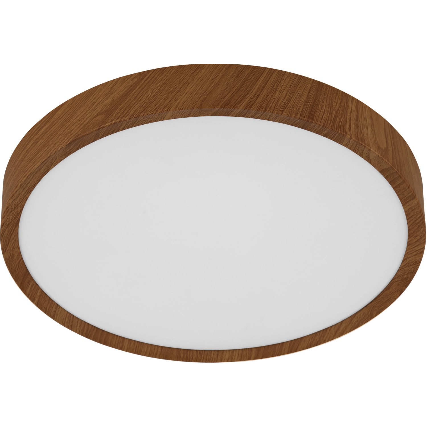 Eglo LED-Deckenleuchte Musurita Ø 34 cm Holzoptik-Natur-Weiß