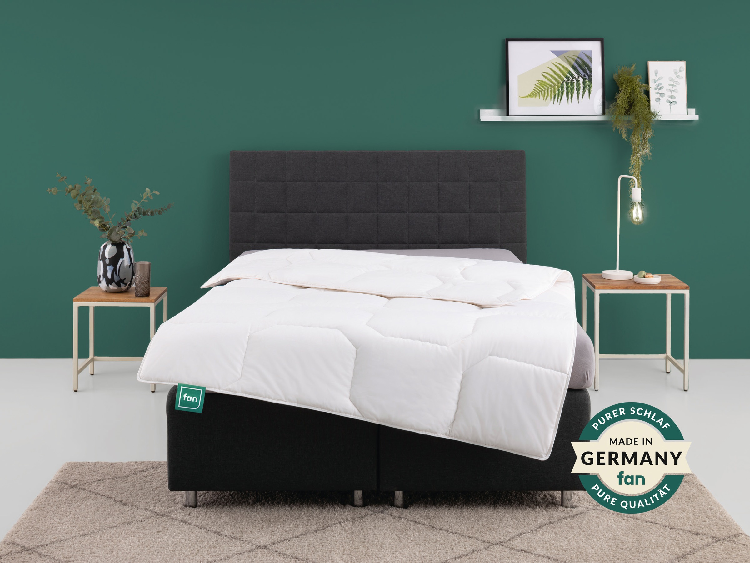 fan Baumwollbettdecke »Kansas, Bettdecken für Sommer und...