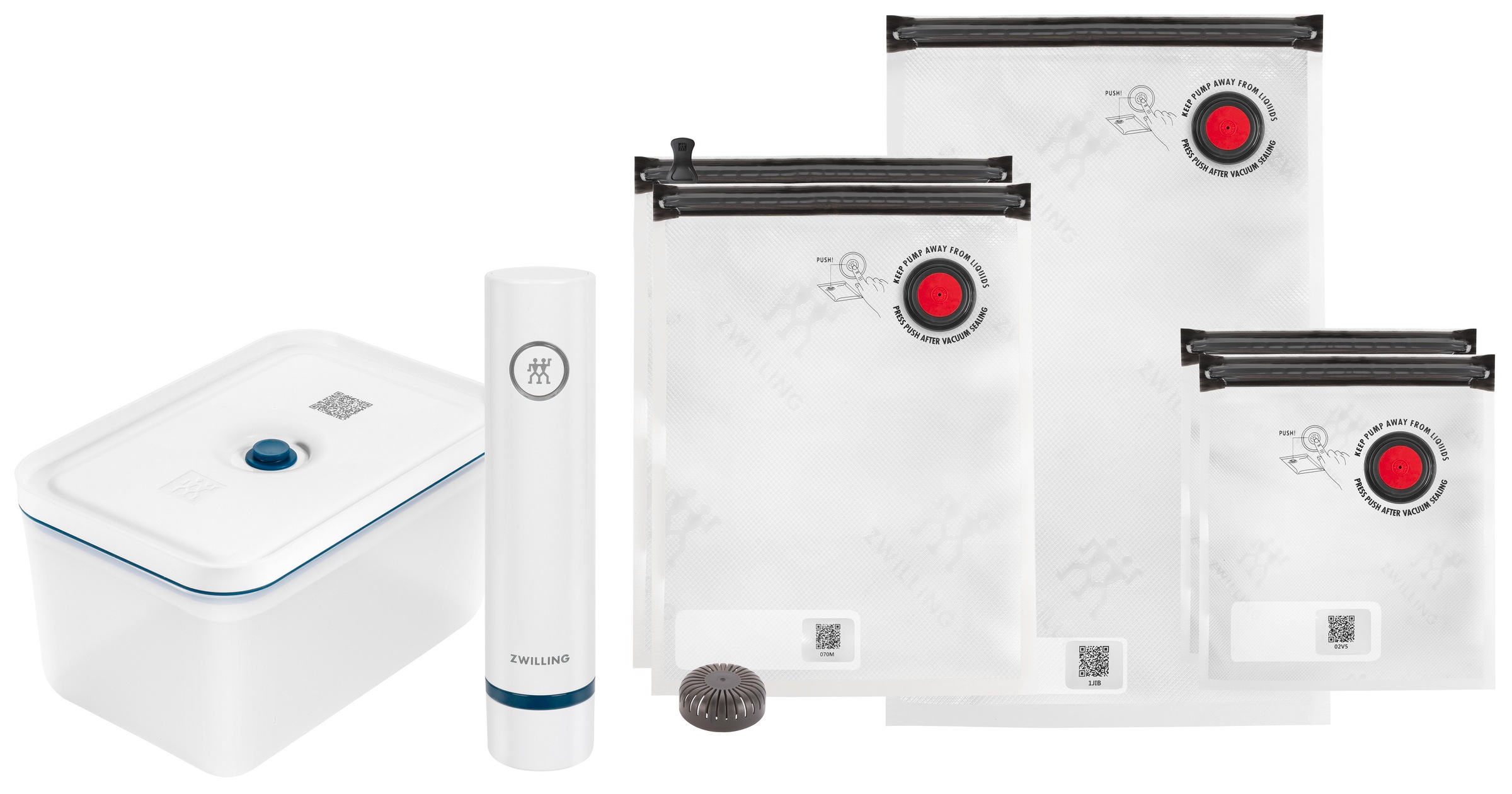 Zwilling Aufbewahrungssystem »Fresh & Save« Set, 1 Pumpe,...
