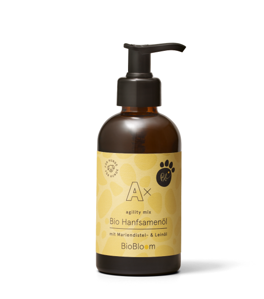 Bio Hanfsamenöl mit Mariendistel- und Leinöl - agility mix