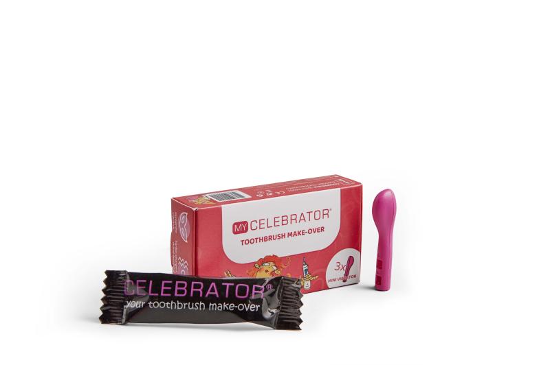 My Celebrator »Zahnbürsten-Makeover« Dreiteiliges Party-Pack