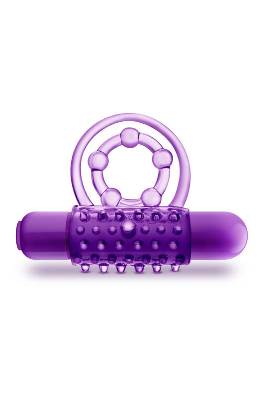 Blush - Play With Me The Player Vibrierender Doppel-Penisring mit Hodenschl