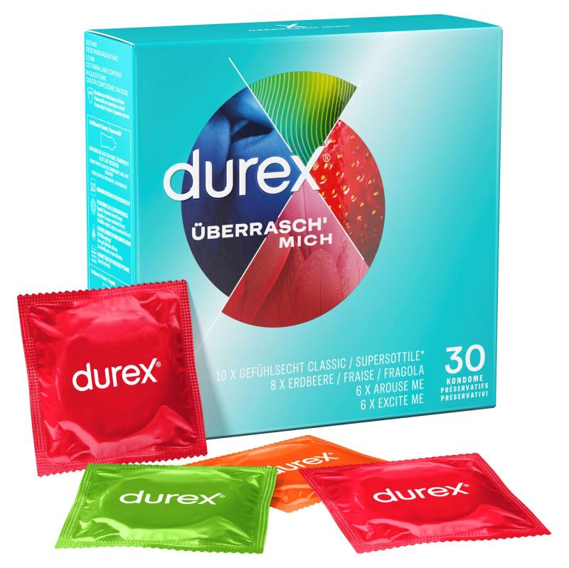 Durex Überrasch Mich - 30 Kondome