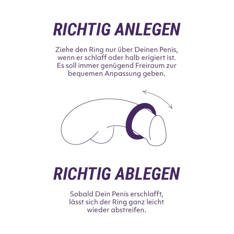 Boners »Dual Groß« Penisring & Hodenring