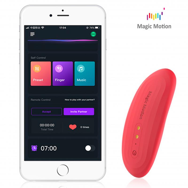 Magic Motion - App-gesteuerter Nyx Smart Panty Vibrator - Rot