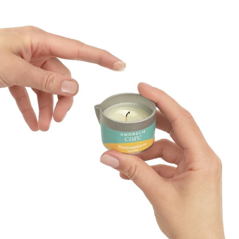 AMORELIE Care »Vanilla« Massagekerze