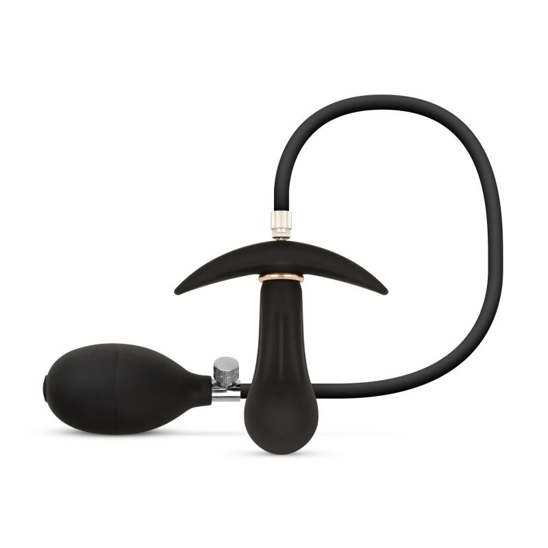 Anal Collection - Aufblasbarer Butt Plug mit Pumpe 8 cm - Schwarz