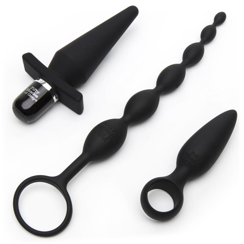 Fifty Shades of Grey – Pleasure Overload Analset – Anfänger-Kit