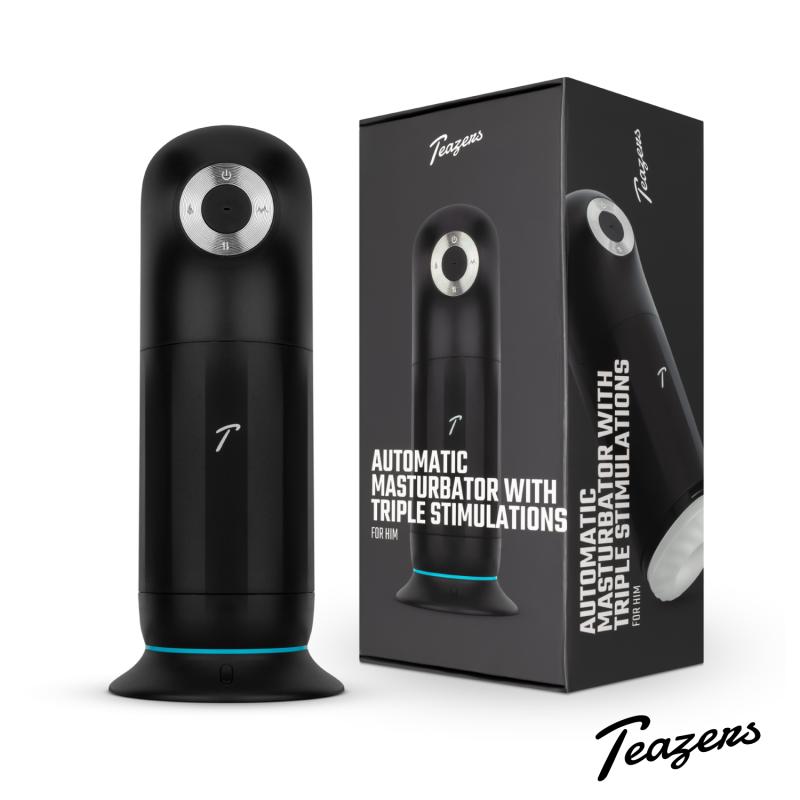 Teazers »Triple« Masturbator mit Vibration