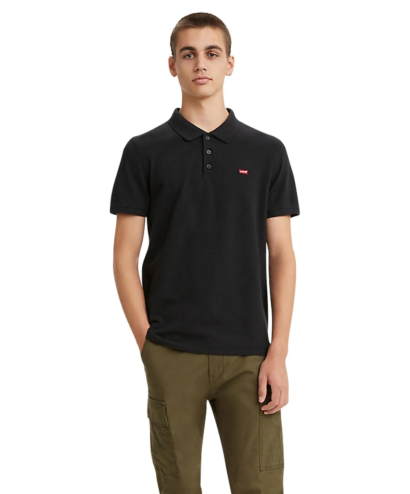 Levis Poloshirt Housemark Polo in Mineral Black