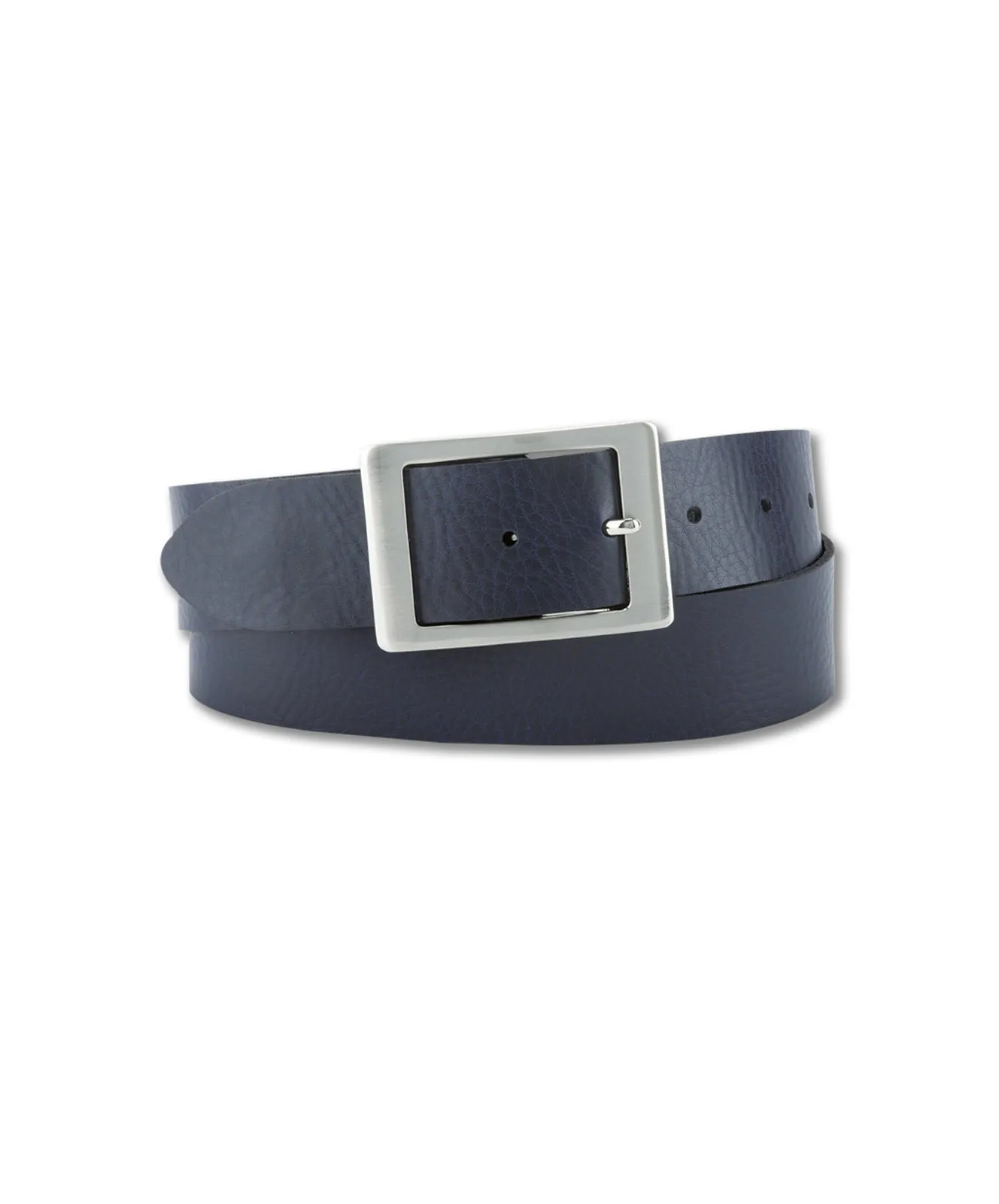 Bernd Götz Ledergürtel Damen aus blauem Nappaleder