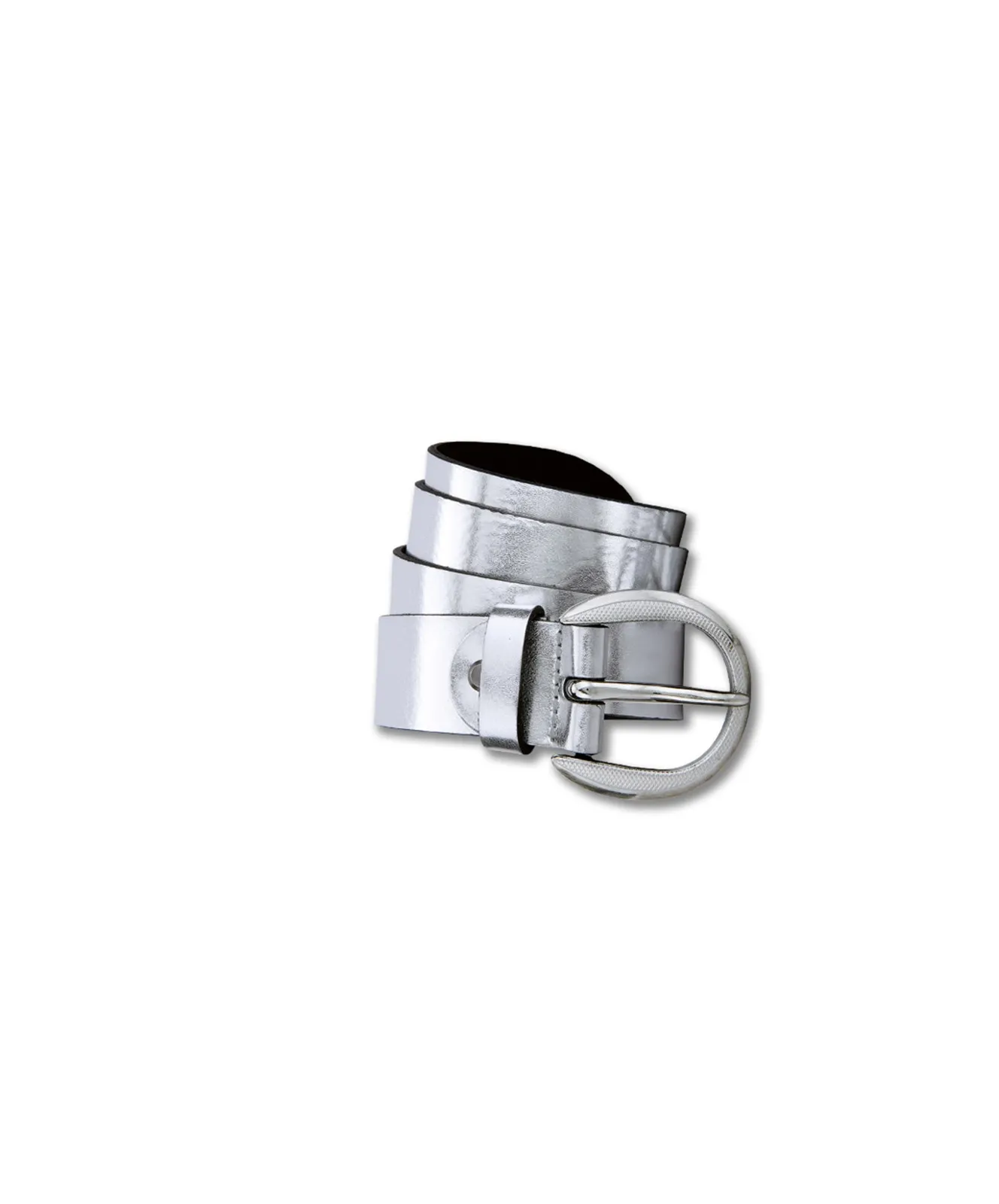 Bernd Götz Hüftgürtel 3,5cm Nappaleder Gürtel in Silber