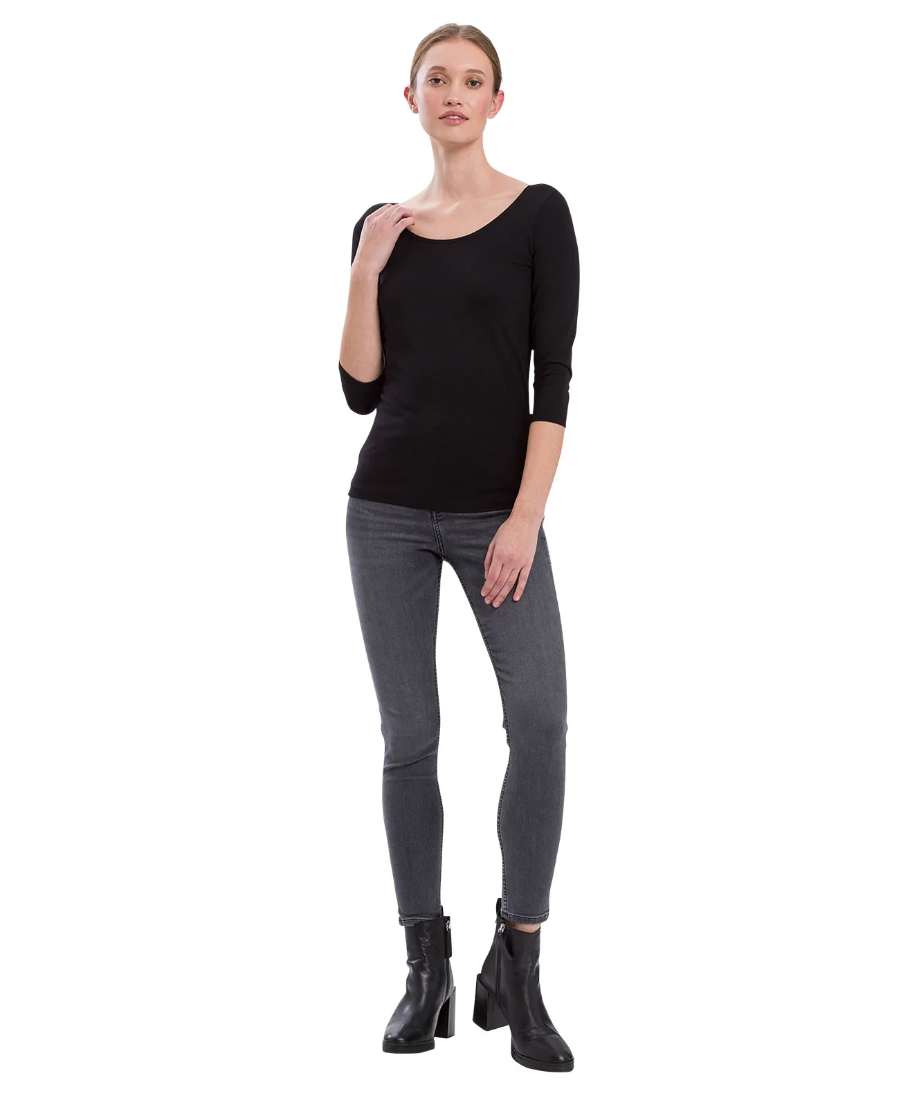 Cross Skinny Jeans Judy in Dark Grey