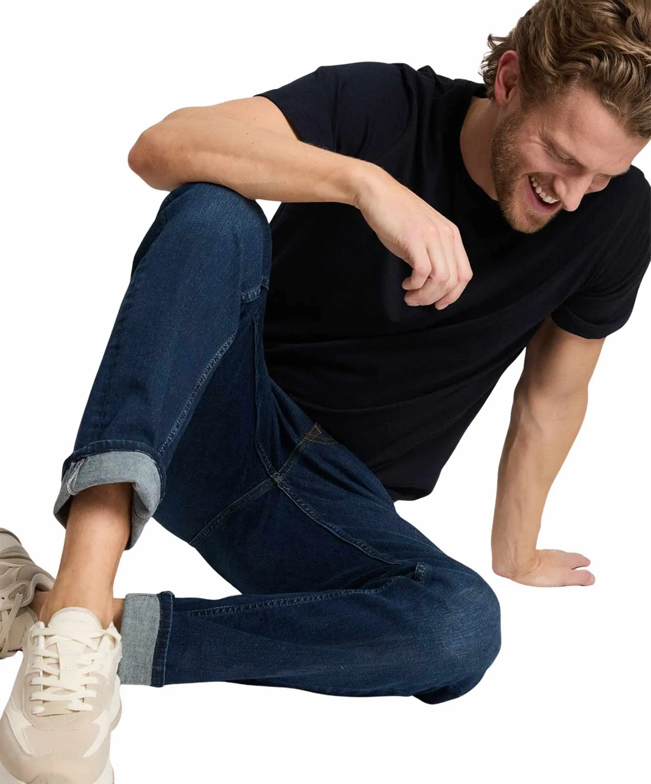 Cross Slim Fit Jeans Damien in Dark Stone