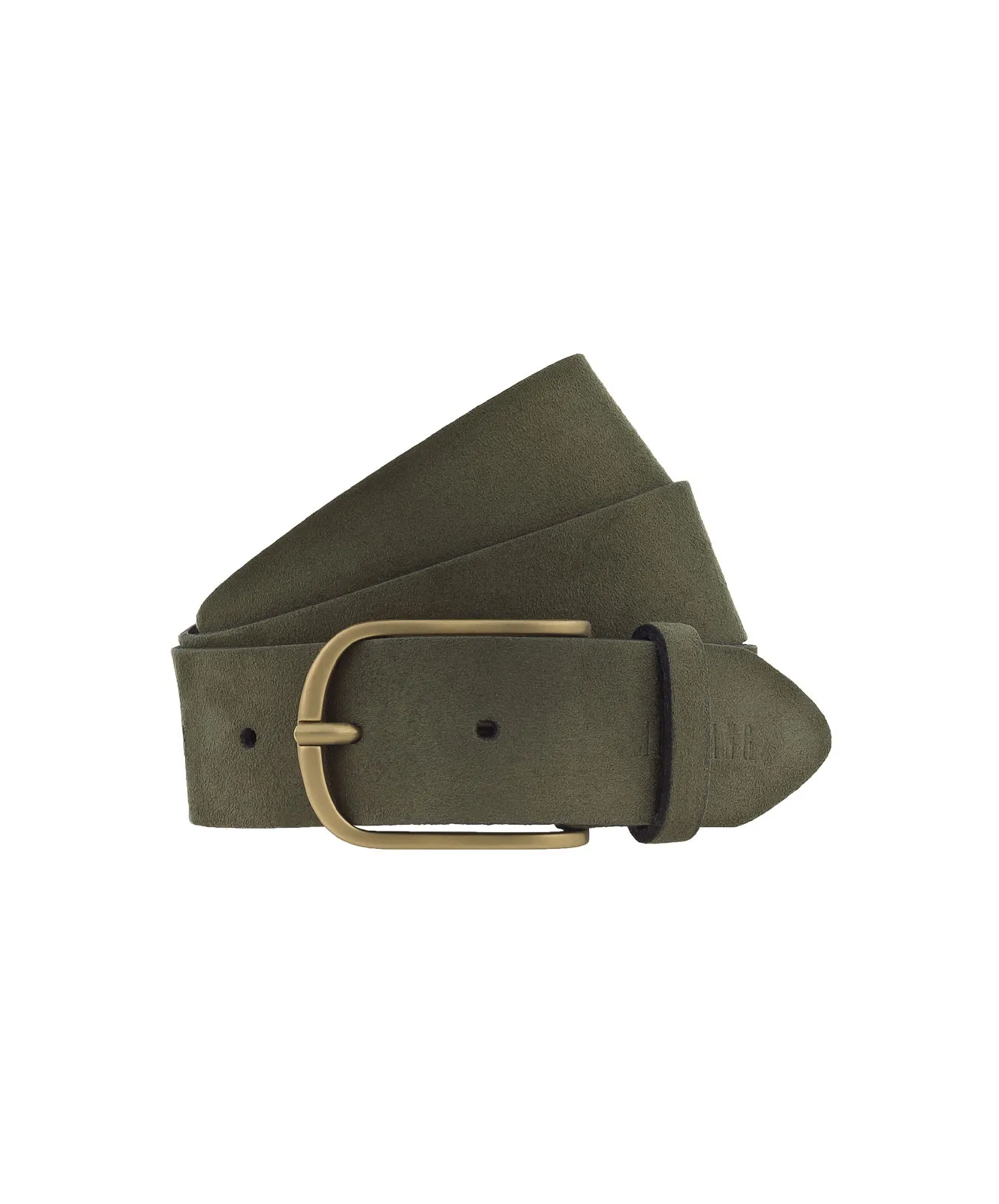 Mustang Ledergürtel 35mm Veloursgürtel Mit Airbrushkante in Green