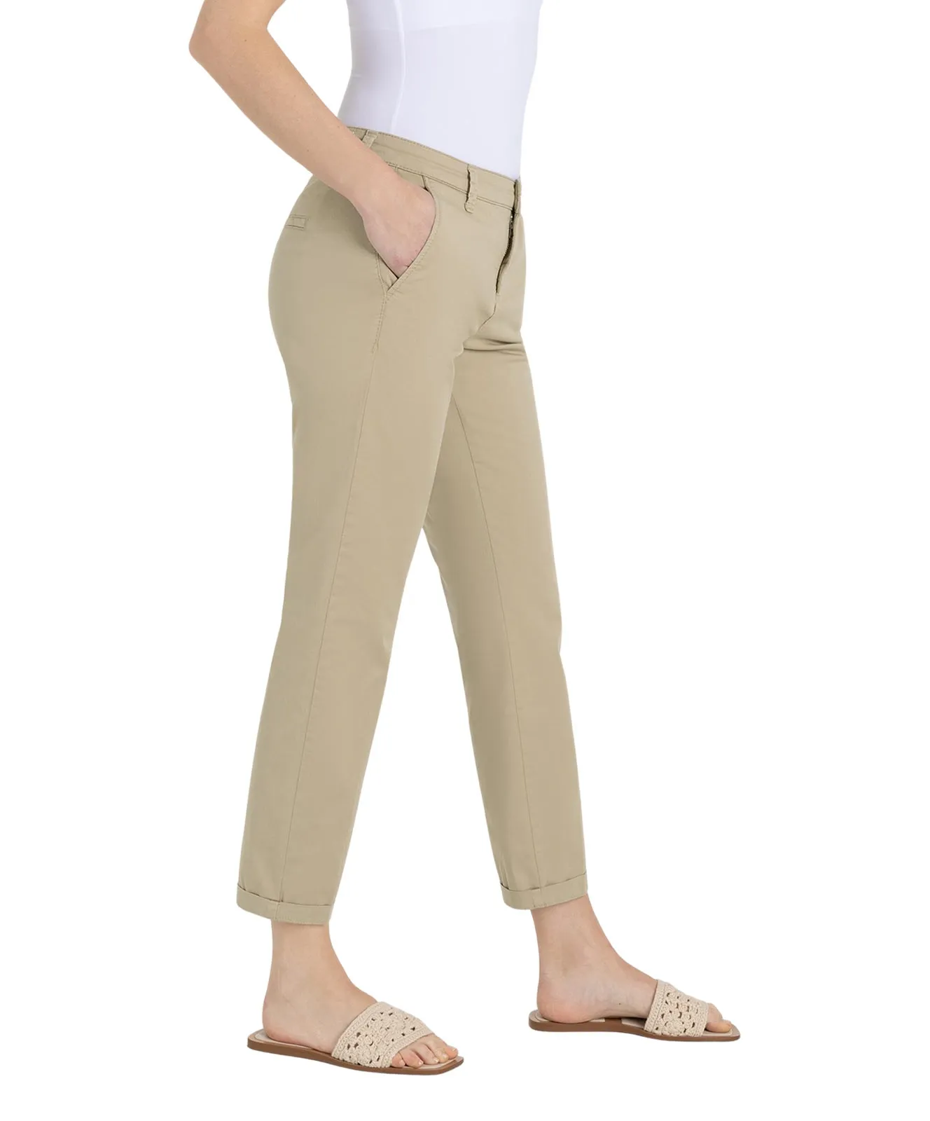 MAC Chino Hose Chino Turn Up in Golden Terra