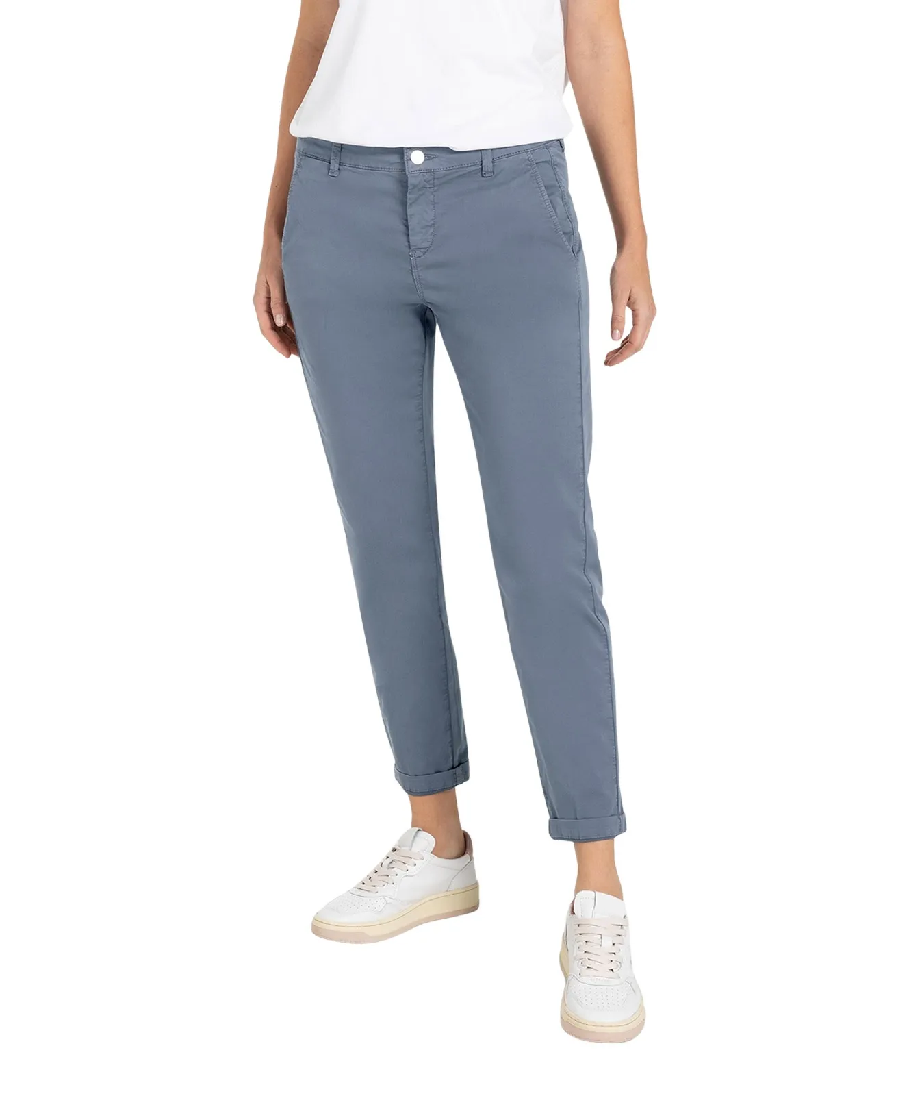MAC Chino Hose Chino Turn Up in Grisaille